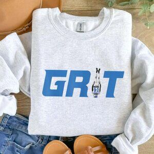 GRIT T-Shirt, Lions Football GRIT Amon-Ra St. Brown Shirt, Detroit Sweatshirt